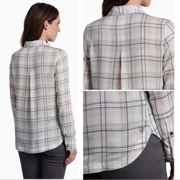 NWT Kuhl Plaid Button Down Shirt - Picture 2 of 10